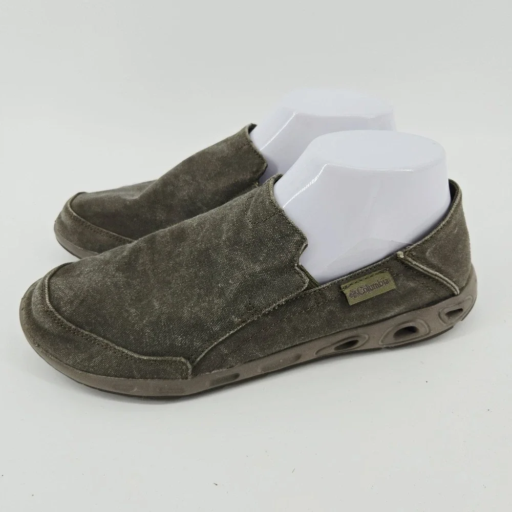 Columbia Bahama‎ Vent II Shoes Mens 8 Green Slip On Casual Comfort Lightweight